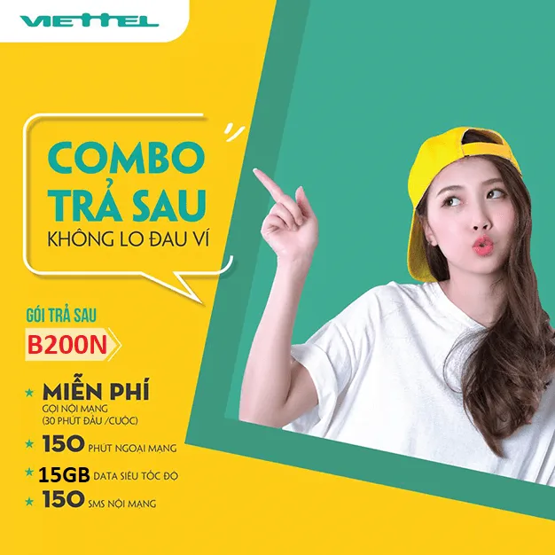 trả sau viettel b200n