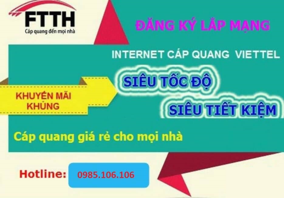 Lap internet viettel Quan 6