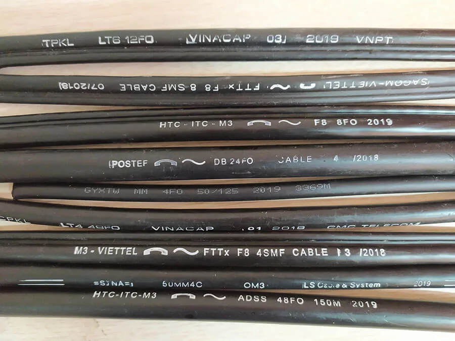 phân loại sợi cáp quang