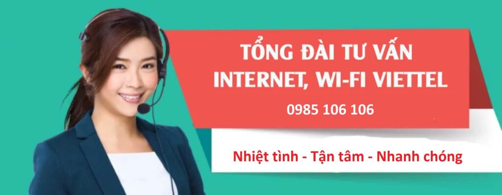 Tư vấn lắp đặt Internet Viettel