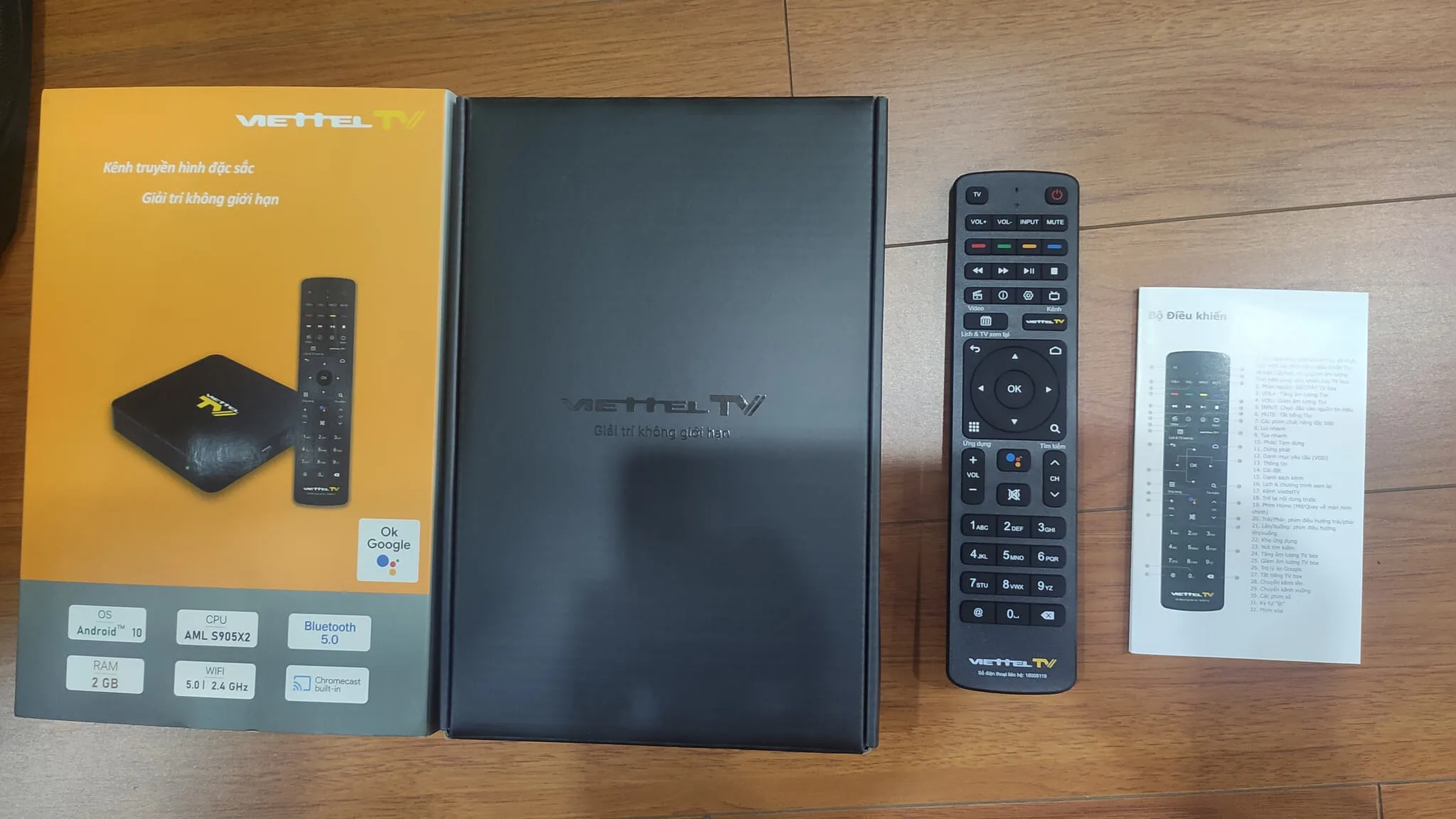 Viettel TV Box 4K - Thiết bị biến tivi thường thành Smart TV 1 Đầu thu box tv Viettel