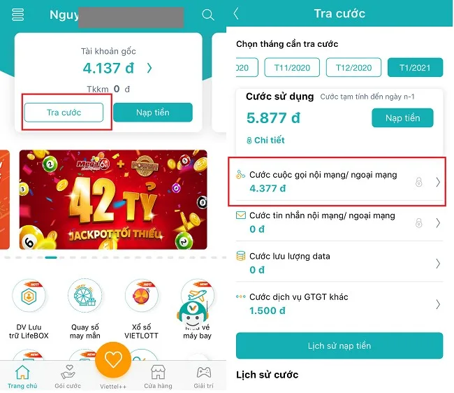 My Viettel Tra Cứu Lịch Sử Cuộc Gọi 2 My Viettel Tra Cứu Lịch Sử Cuộc Gọi 1
