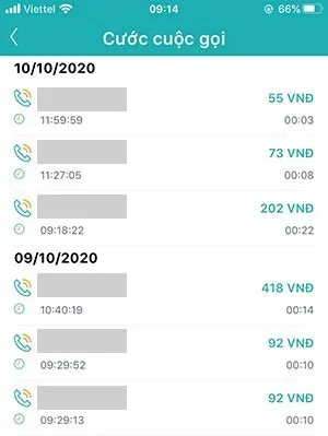 My Viettel Tra Cứu Lịch Sử Cuộc Gọi 3 My Viettel Tra Cứu Lịch Sử Cuộc Gọi 2