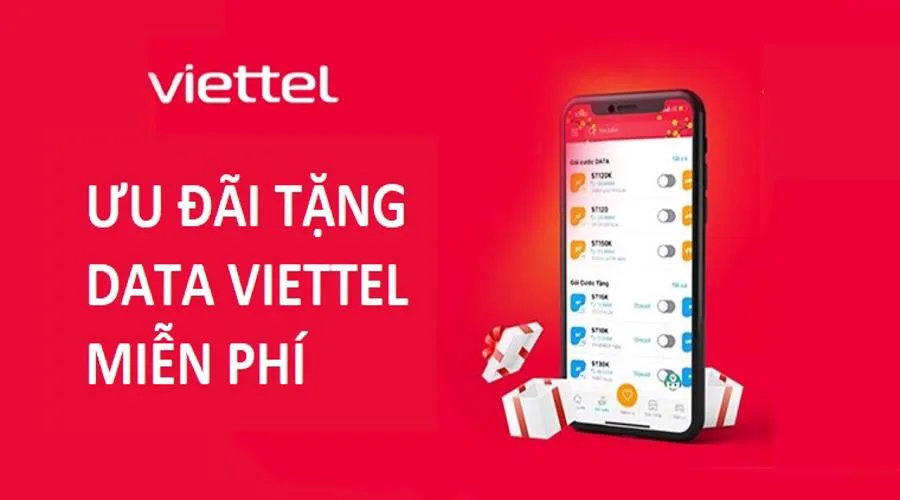 Ưu đãi nhận data Viettel miễn phí
