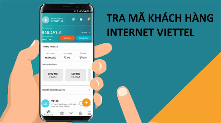 Tìm xem mã khách hàng internet Viettel đơn giản nhất 2025 1 Kiểm tra mã khách hàng Viettel