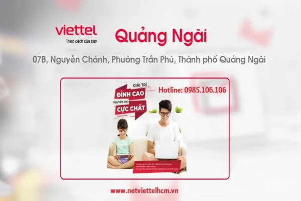 Lắp mạng Viettel Quảng Ngãi
