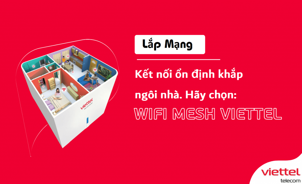 Lap wifi mesh Viettel huyen Me Linh