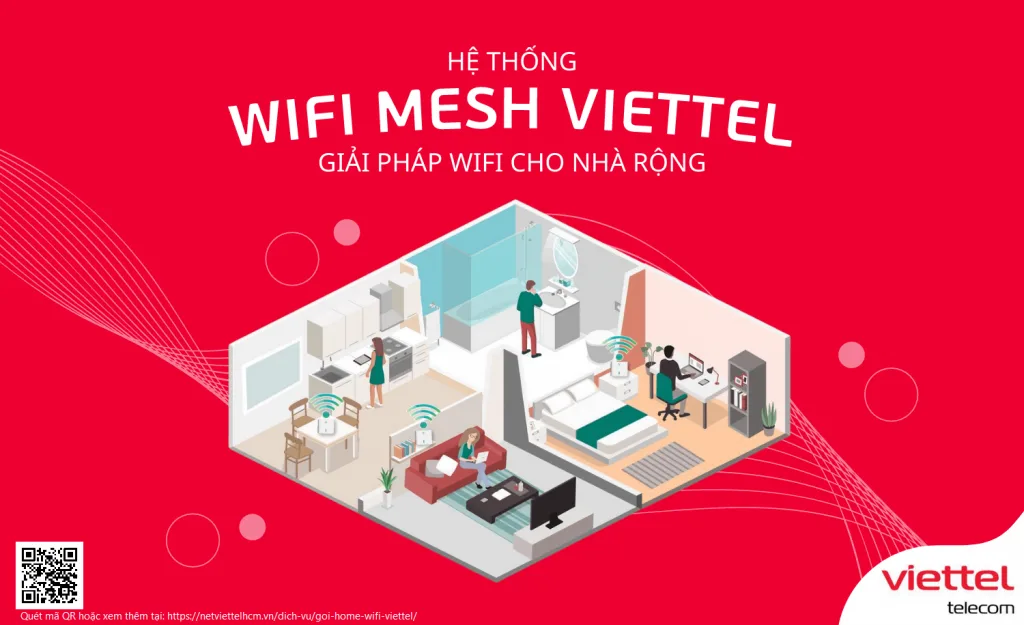 Đăng ký lắp mạng Viettel xã Đông Thạnh, TpHCM khuyến mãi hấp dẫn 2025 2 Lap wifi mesh cho gia dinh co dien tich rong