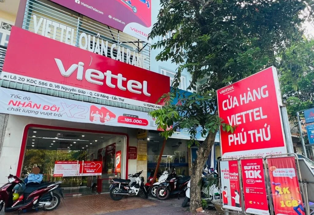 Cửa hàng Viettel quận Cái Răng mới cập nhật tháng 10/2025 1 Cua hang Viettel quan Cai Rang