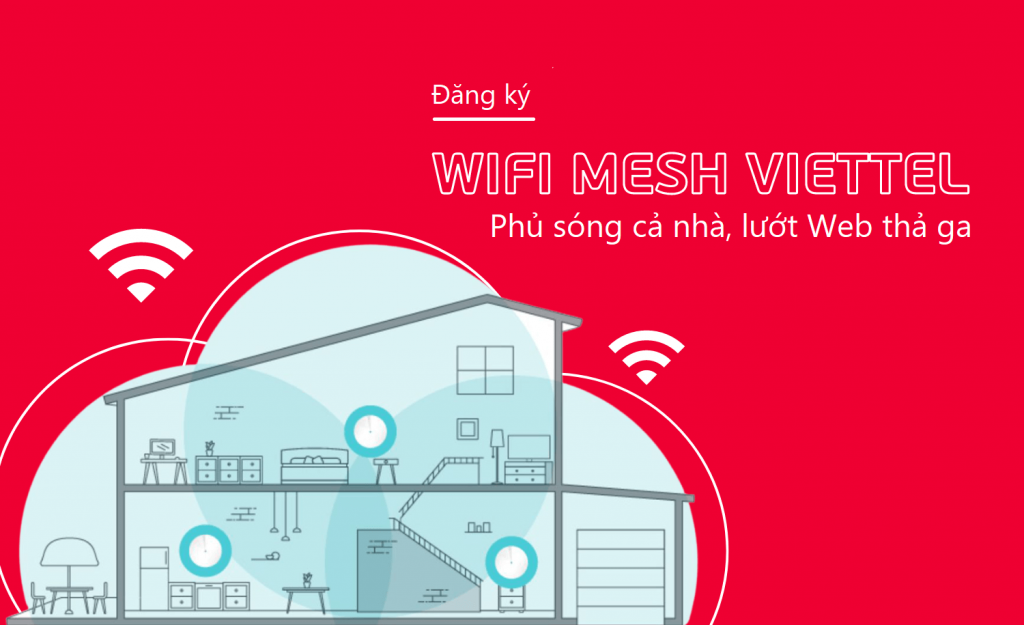 Home wifi Viettel phu song rong khap ngoi nha