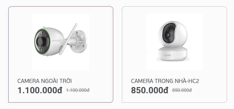 Giá cả của camera nói chuyện 2 chiều