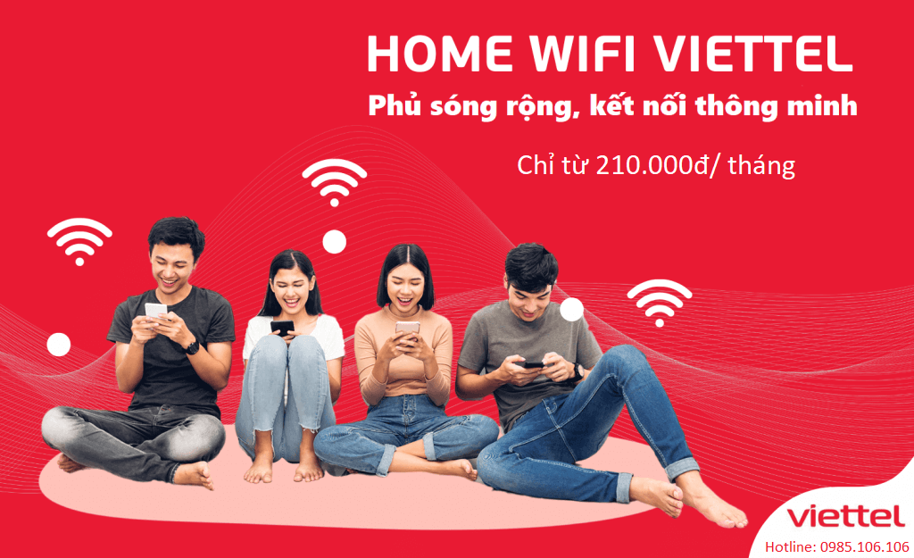 Home wifi Viettel phu song rong khap nha