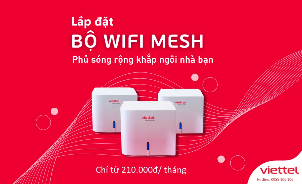 Đăng ký internet Viettel Ninh Bình 2025 - Gói cước, giá mới và ưu đãi cho hộ gia đình 2 Lap dat home wifi Viettel