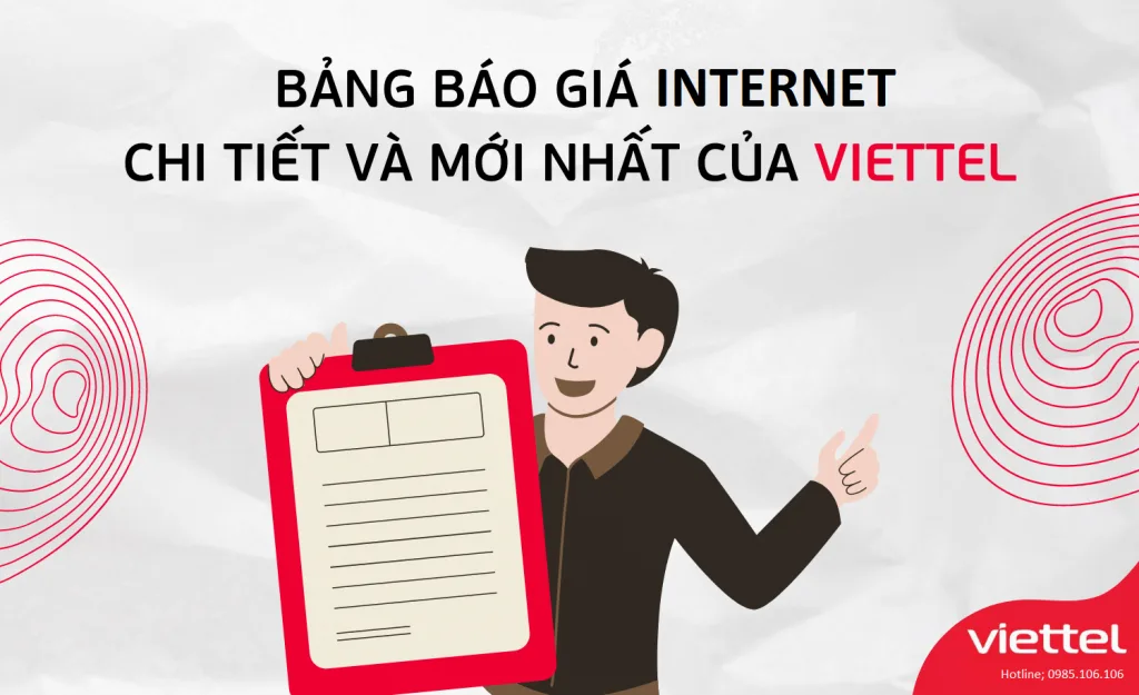 Bang gia Internet Viettel