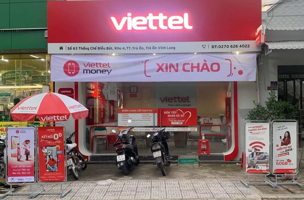 Cua hang Viettel Tra On