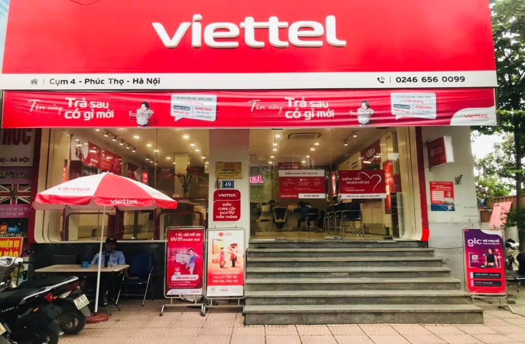 Cua hang VIettel Phuc Tho