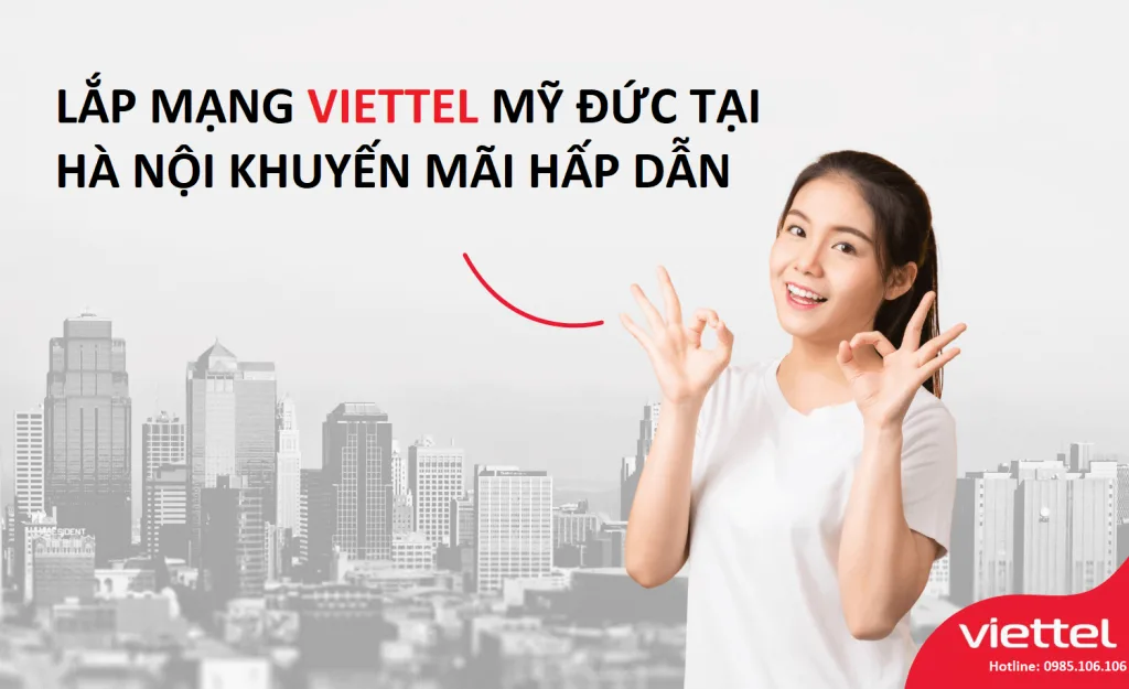 Lắp mạng Viettel Mỹ Đức