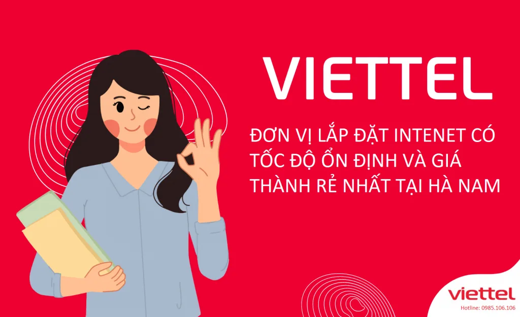 Viettel la don vi cung cap dich vu internet uy tin va chat luong tot nhat tai Ha Nam