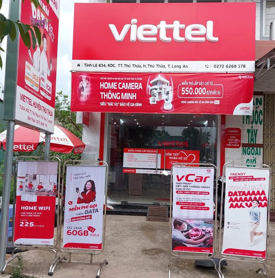 Cua hang VIettel THu Thua