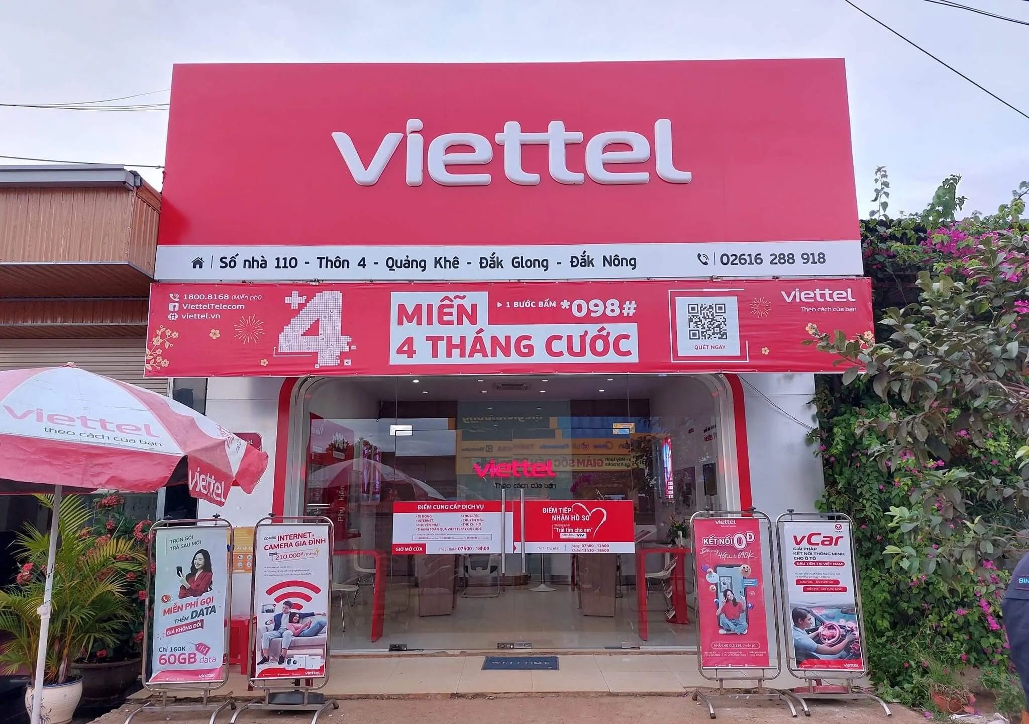 Cua hang Viettel Dak Glong