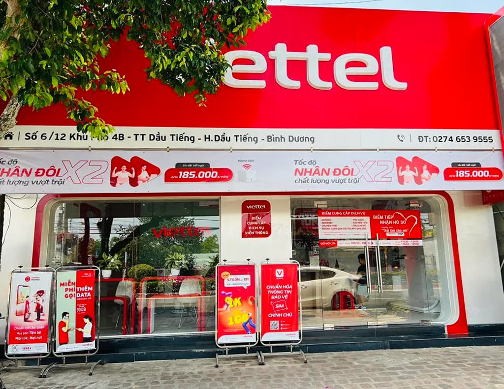 Cửa hàng Viettel Dầu Tiếng, Bình Dương (cũ) cập nhật chi tiết nhất 1 Cua hang Viettel Dau Tieng