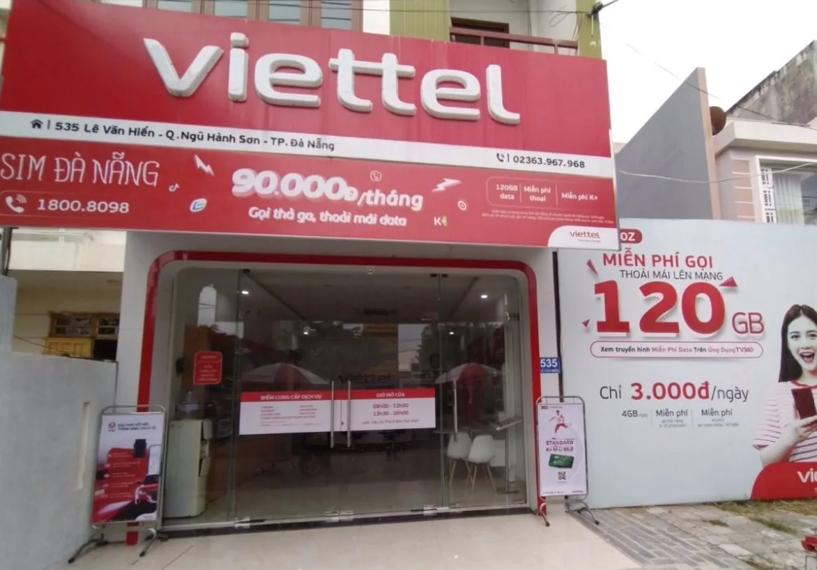 Địa chỉ cửa hàng Viettel Ngũ Hành Sơn, Đà Nẵng chi tiết nhất 1 Cua hang Viettel Ngu Hanh Son