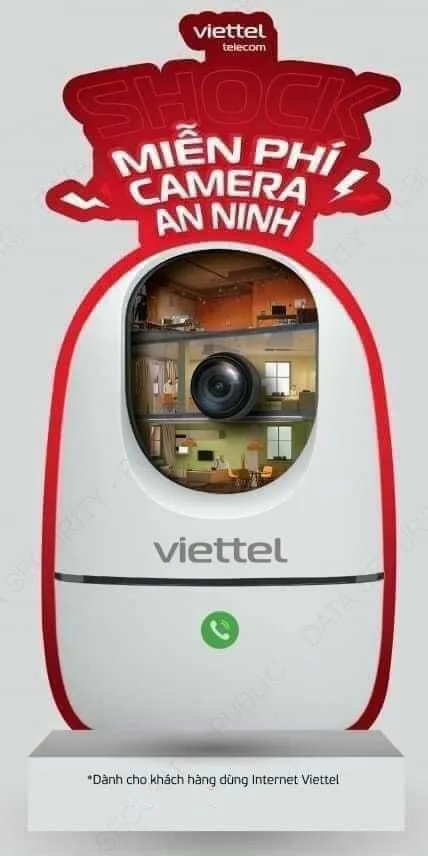 Lap internet Viettel mien phi camera an ninh